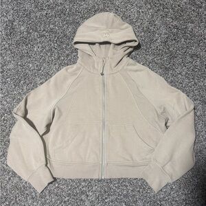 Lululemon oversized crop scuba size M/L… sheer oak